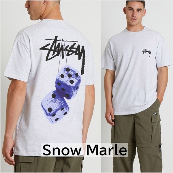 ステューシー ダイス tシャツ 偽物 Fuzzy Dice Tee 半袖 ロゴ Tシャツ 8色 suw50963
